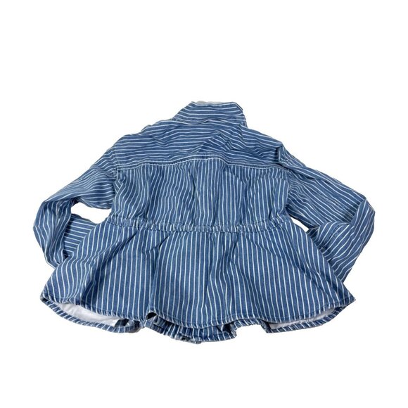 Future Collective X Gabriella Karefa-Johnson Womens Peplum Denim Jacket Medium - Picture 5 of 8